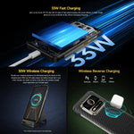 Ulefone Armor 25T Pro 堅固型手機，熱成像，6.78 吋 Android 15 MediaTek Dimensity 6300 八核心，網路：5G，NFC，8GB+256GB