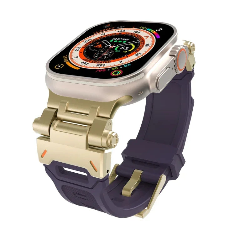 不鏽鋼連接器 TPU 錶帶，適用於 Apple Watch SE 2023 44mm，適用於 Apple Watch Ultra 2 49mm