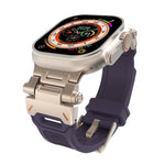 不鏽鋼連接器 TPU 錶帶，適用於 Apple Watch SE 2023 44mm，適用於 Apple Watch Ultra 2 49mm