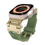 不鏽鋼連接器 TPU 錶帶，適用於 Apple Watch Series 9 45mm，適用於 Apple Watch Ultra 49mm