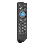G21 2.4GHz 飛行空中滑鼠 LED 背光無線鍵盤遙控器，具陀螺儀，適用於 Android TV Box / PC，支援智慧語音，藍色