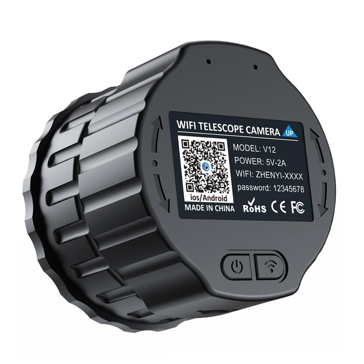 V12 2K WiFi高清望遠鏡目鏡 戶外便攜鏡頭相機，V12