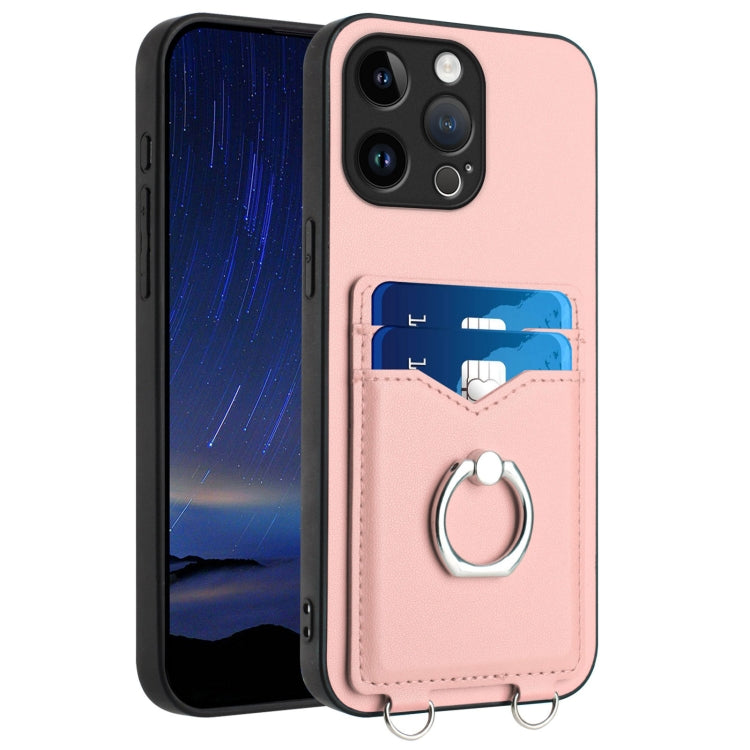R20 指環卡包手機殼，適用於 iPhone 17 Pro Max、iPhone 17 Pro、iPhone 17、iPhone Air、iPhone 15 Pro Max、iPhone 15 Pro、iPhone 15 Plus、iPhone 15