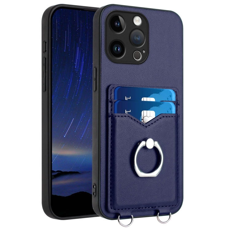 R20 指環卡包手機殼，適用於 iPhone 17 Pro Max、iPhone 17 Pro、iPhone 17、iPhone Air、iPhone 15 Pro Max、iPhone 15 Pro、iPhone 15 Plus、iPhone 15