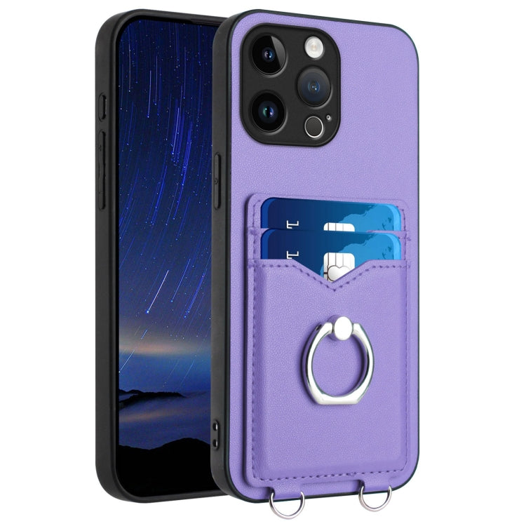 R20 指環卡包手機殼，適用於 iPhone 17 Pro Max、iPhone 17 Pro、iPhone 17、iPhone Air、iPhone 15 Pro Max、iPhone 15 Pro、iPhone 15 Plus、iPhone 15