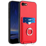 R20 指環卡包手機殼，適用於 iPhone 14 Plus、iPhone 14、iPhone 14 Pro、iPhone 14 Pro Max、iPhone SE 2022 / SE 2020 / 8、iPhone 13 Pro Max、iPhone 13 Pro、iPhone 13