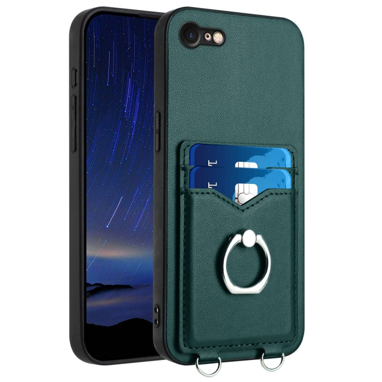 R20 指環卡包手機殼，適用於 iPhone 14 Plus、iPhone 14、iPhone 14 Pro、iPhone 14 Pro Max、iPhone SE 2022 / SE 2020 / 8、iPhone 13 Pro Max、iPhone 13 Pro、iPhone 13
