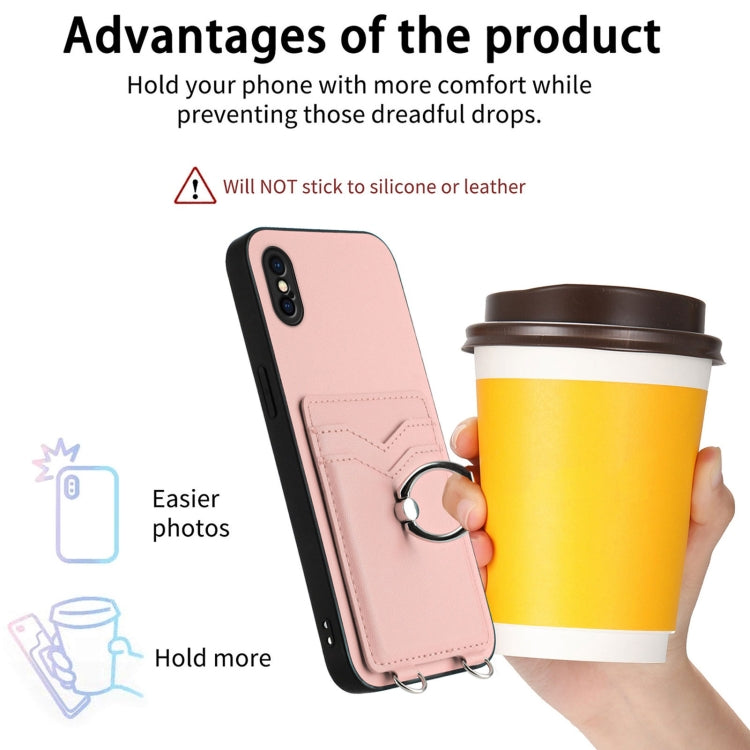 R20 指環卡包手機殼，適用於 iPhone XS / X、iPhone XR、iPhone XS Max、iPhone 8 Plus / 7 Plus