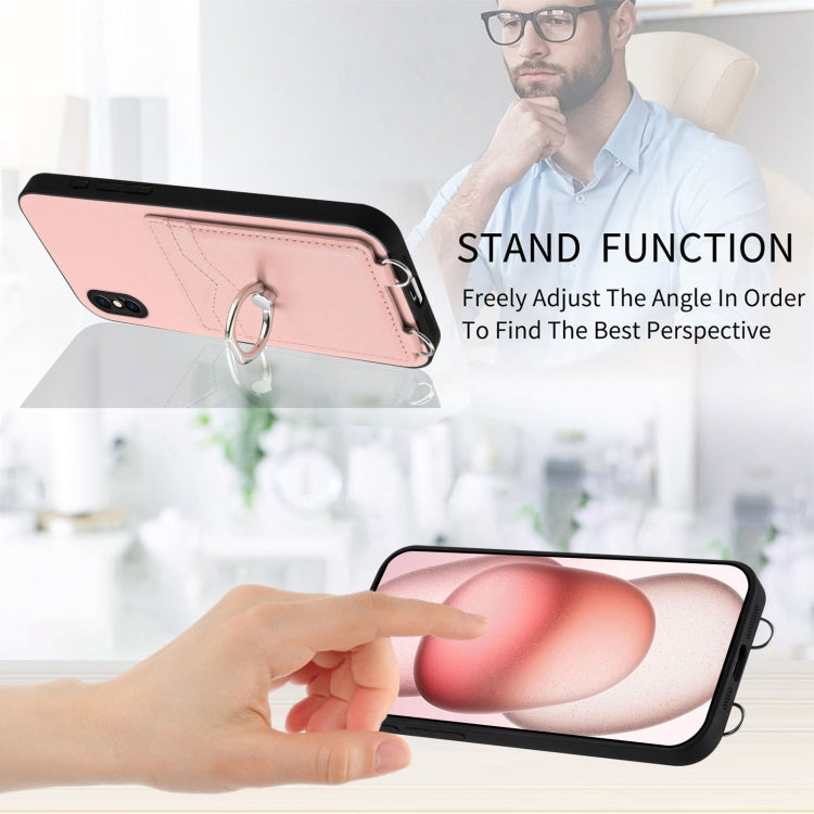 R20 指環卡包手機殼，適用於 iPhone XS / X、iPhone XR、iPhone XS Max、iPhone 8 Plus / 7 Plus