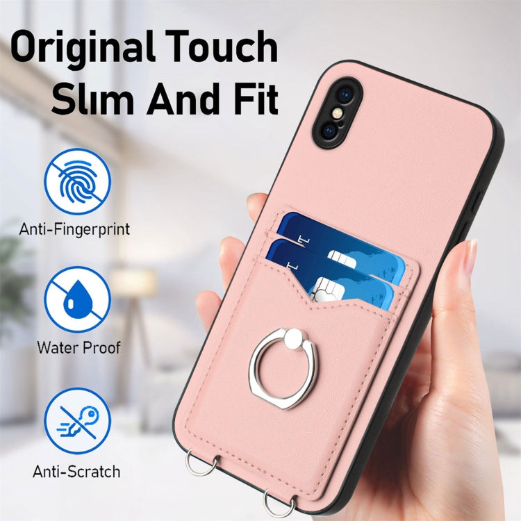R20 指環卡包手機殼，適用於 iPhone XS / X、iPhone XR、iPhone XS Max、iPhone 8 Plus / 7 Plus