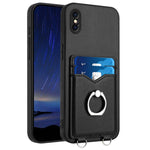 R20 指環卡包手機殼，適用於 iPhone XS / X、iPhone XR、iPhone XS Max、iPhone 8 Plus / 7 Plus