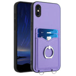 R20 指環卡包手機殼，適用於 iPhone XS / X、iPhone XR、iPhone XS Max、iPhone 8 Plus / 7 Plus