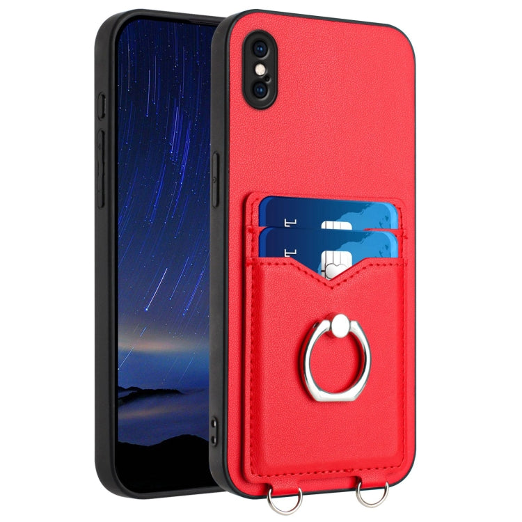 R20 指環卡包手機殼，適用於 iPhone XS / X、iPhone XR、iPhone XS Max、iPhone 8 Plus / 7 Plus