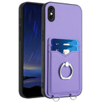 R20 指環卡包手機殼，適用於 iPhone XS / X、iPhone XR、iPhone XS Max、iPhone 8 Plus / 7 Plus