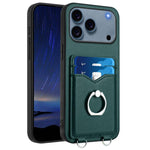 R20 指環卡包手機殼，適用於 iPhone 17 Pro Max、iPhone 17 Pro、iPhone 17、iPhone Air、iPhone 15 Pro Max、iPhone 15 Pro、iPhone 15 Plus、iPhone 15