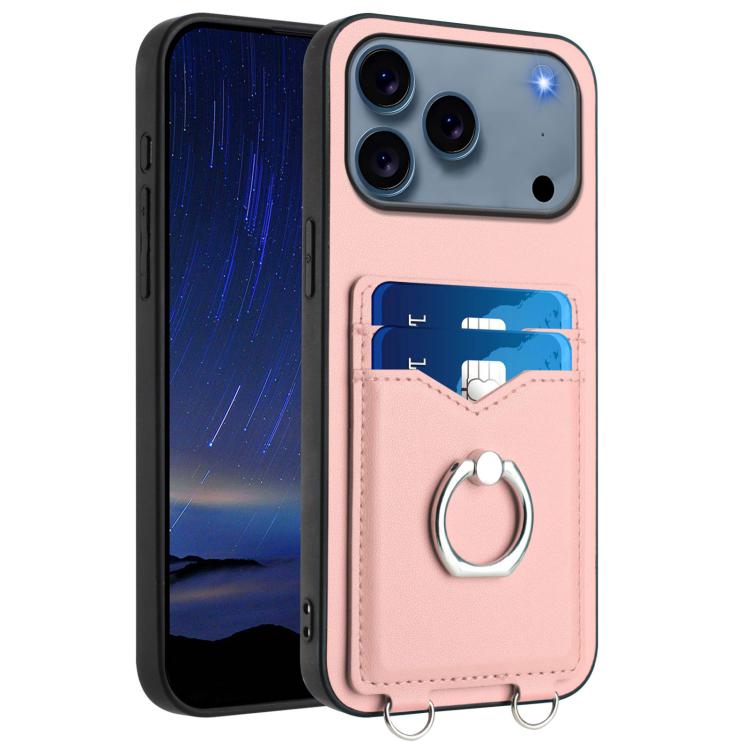 R20 指環卡包手機殼，適用於 iPhone 17 Pro Max、iPhone 17 Pro、iPhone 17、iPhone Air、iPhone 15 Pro Max、iPhone 15 Pro、iPhone 15 Plus、iPhone 15
