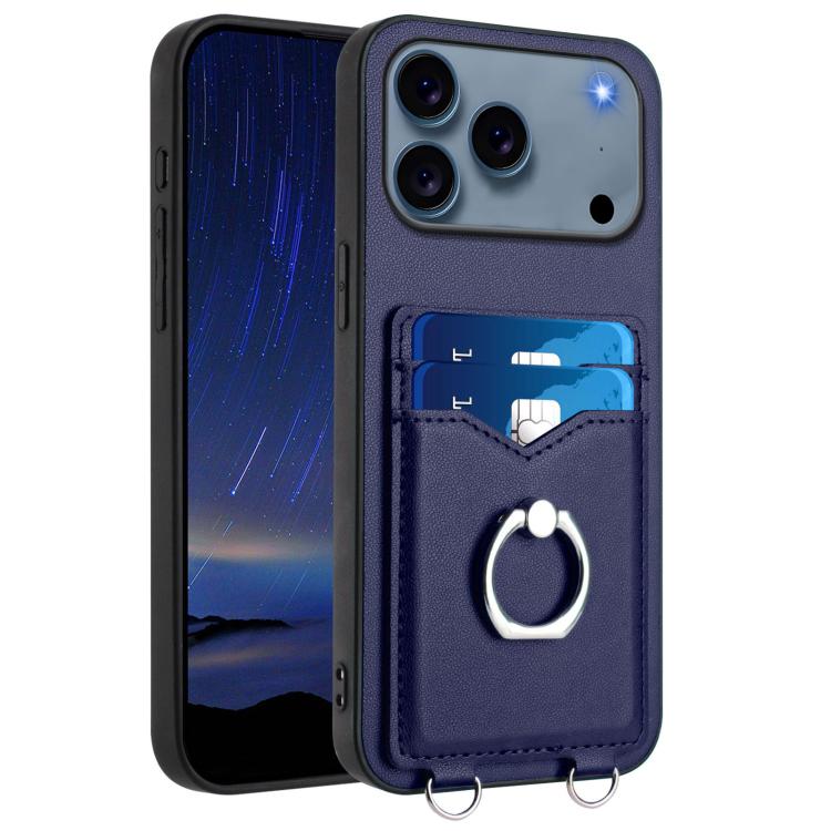 R20 指環卡包手機殼，適用於 iPhone 17 Pro Max、iPhone 17 Pro、iPhone 17、iPhone Air、iPhone 15 Pro Max、iPhone 15 Pro、iPhone 15 Plus、iPhone 15