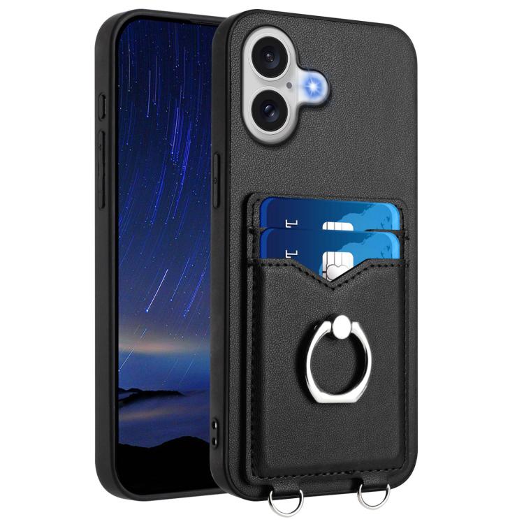R20 指環卡包手機殼，適用於 iPhone 17 Pro Max、iPhone 17 Pro、iPhone 17、iPhone Air、iPhone 15 Pro Max、iPhone 15 Pro、iPhone 15 Plus、iPhone 15