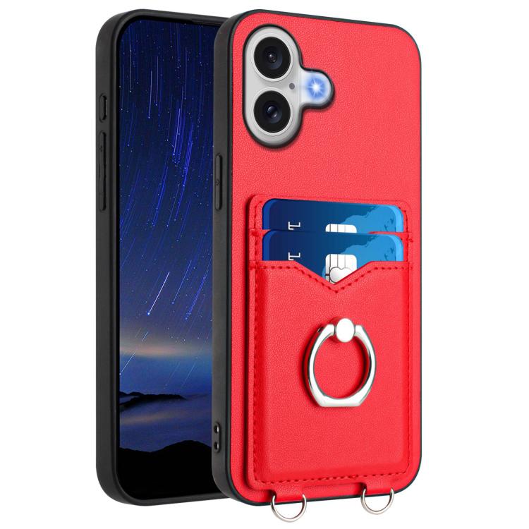 R20 指環卡包手機殼，適用於 iPhone 17 Pro Max、iPhone 17 Pro、iPhone 17、iPhone Air、iPhone 15 Pro Max、iPhone 15 Pro、iPhone 15 Plus、iPhone 15