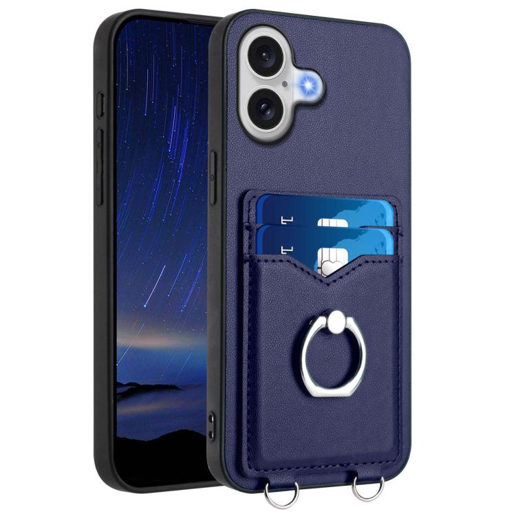 R20 指環卡包手機殼，適用於 iPhone 17 Pro Max、iPhone 17 Pro、iPhone 17、iPhone Air、iPhone 15 Pro Max、iPhone 15 Pro、iPhone 15 Plus、iPhone 15