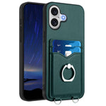R20 指環卡包手機殼，適用於 iPhone 17 Pro Max、iPhone 17 Pro、iPhone 17、iPhone Air、iPhone 15 Pro Max、iPhone 15 Pro、iPhone 15 Plus、iPhone 15
