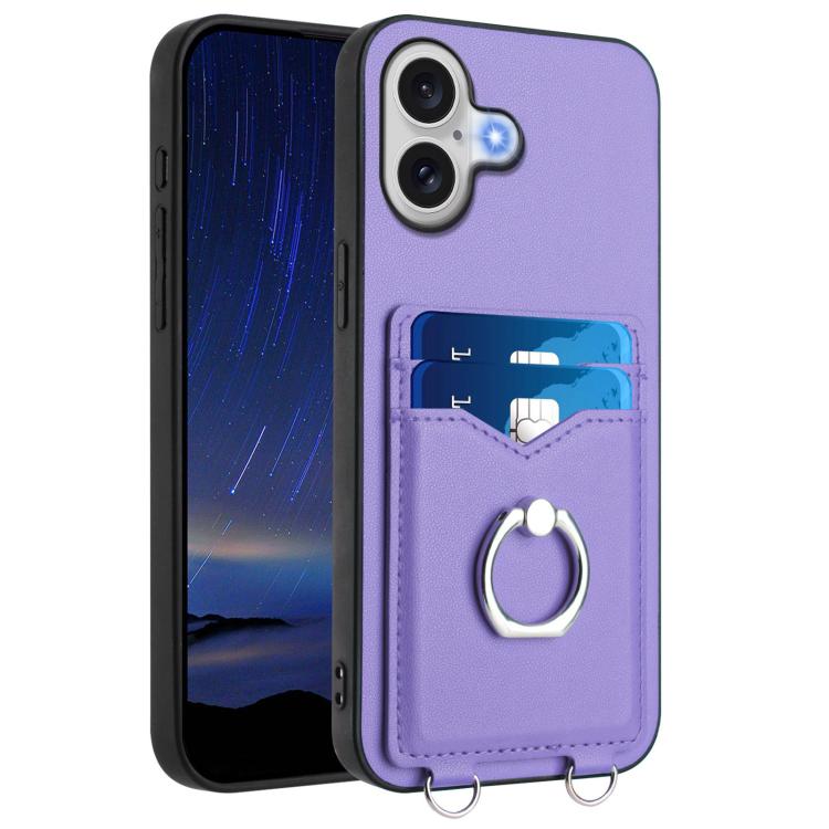 R20 指環卡包手機殼，適用於 iPhone 17 Pro Max、iPhone 17 Pro、iPhone 17、iPhone Air、iPhone 15 Pro Max、iPhone 15 Pro、iPhone 15 Plus、iPhone 15