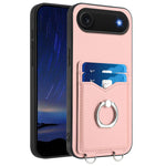 R20 指環卡包手機殼，適用於 iPhone 17 Pro Max、iPhone 17 Pro、iPhone 17、iPhone Air、iPhone 15 Pro Max、iPhone 15 Pro、iPhone 15 Plus、iPhone 15