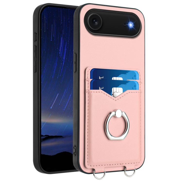 R20 指環卡包手機殼，適用於 iPhone 17 Pro Max、iPhone 17 Pro、iPhone 17、iPhone Air、iPhone 15 Pro Max、iPhone 15 Pro、iPhone 15 Plus、iPhone 15