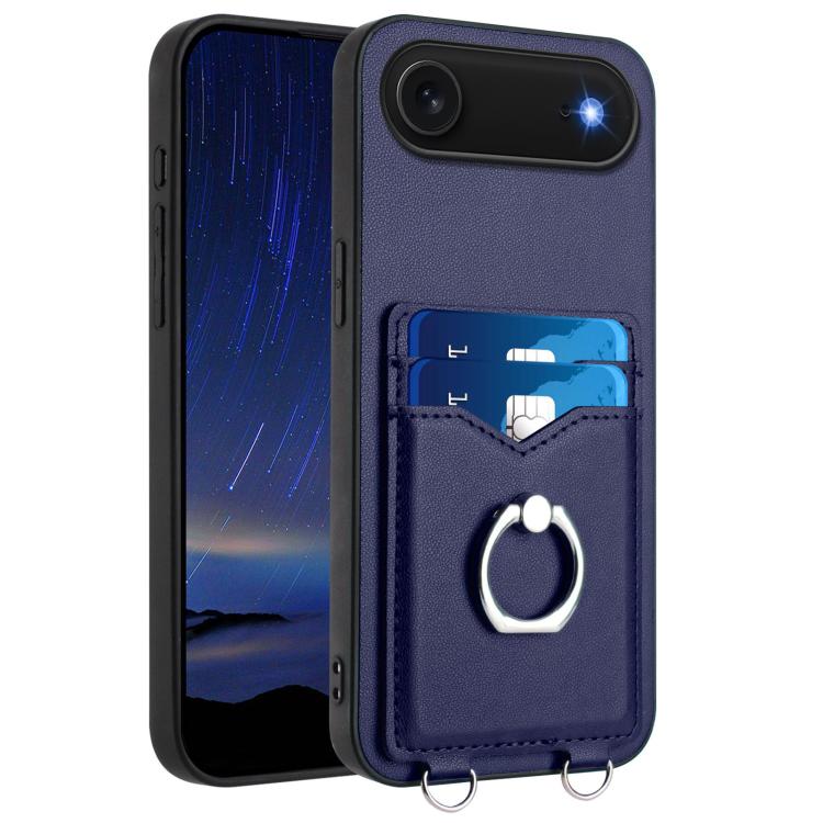 R20 指環卡包手機殼，適用於 iPhone 17 Pro Max、iPhone 17 Pro、iPhone 17、iPhone Air、iPhone 15 Pro Max、iPhone 15 Pro、iPhone 15 Plus、iPhone 15