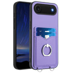 R20 指環卡包手機殼，適用於 iPhone 17 Pro Max、iPhone 17 Pro、iPhone 17、iPhone Air、iPhone 15 Pro Max、iPhone 15 Pro、iPhone 15 Plus、iPhone 15