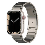 Titanium Metal Watch Band, For Apple Watch Series 7 41mm, For Apple Watch Series 7 45mm, For Apple Watch SE 40mm, For Apple Watch SE 44mm, For Apple Watch Series 6 40mm, For Apple Watch Series 6 44mm, For Apple Watch Series 5 44mm                      ...