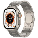 Magnetic Buckle Titanium Alloy Watch Band, For Apple Watch SE 2023 44mm, For Apple Watch Ultra 2 49mm, For Apple Watch Series 9 45mm, For Apple Watch Ultra 49mm, For Apple Watch Series 8 45mm, For Apple Watch SE 2022 44mm, For Apple Watch Series 7 45mm...