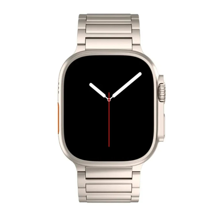 I-shaped Butterfly Buckle Titanium Alloy Watch Band, For Apple Watch SE 2023 44mm, For Apple Watch Ultra 2 49mm, For Apple Watch Series 9 45mm, For Apple Watch Ultra 49mm, For Apple Watch Series 8 45mm, For Apple Watch SE 2022 44mm                     ...