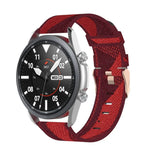 織紋尼龍錶帶，尺寸：自由尺寸 20mm，適用於 Galaxy Watch 3 41mm