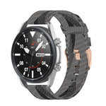 織紋尼龍錶帶，尺寸：自由尺寸 20mm，適用於 Galaxy Watch 3 41mm