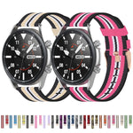 織紋尼龍錶帶，尺寸：自由尺寸 20mm，適用於 Galaxy Watch 3 41mm