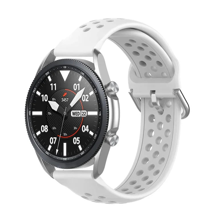 R850 矽膠運動純色錶帶，尺寸：自由尺寸 20mm，適用於 Galaxy Watch 3 41mm