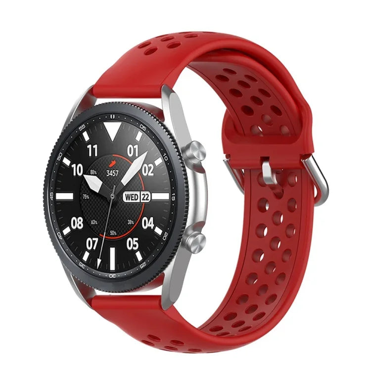 R850 矽膠運動純色錶帶，尺寸：自由尺寸 20mm，適用於 Galaxy Watch 3 41mm