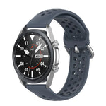 R850 矽膠運動純色錶帶，尺寸：自由尺寸 20mm，適用於 Galaxy Watch 3 41mm
