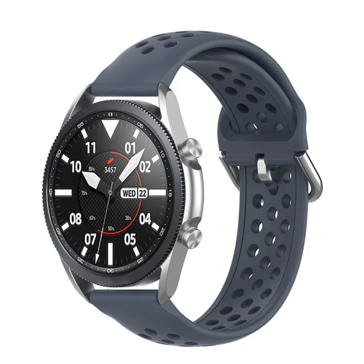 R850 矽膠運動純色錶帶，尺寸：自由尺寸 20mm，適用於 Galaxy Watch 3 41mm