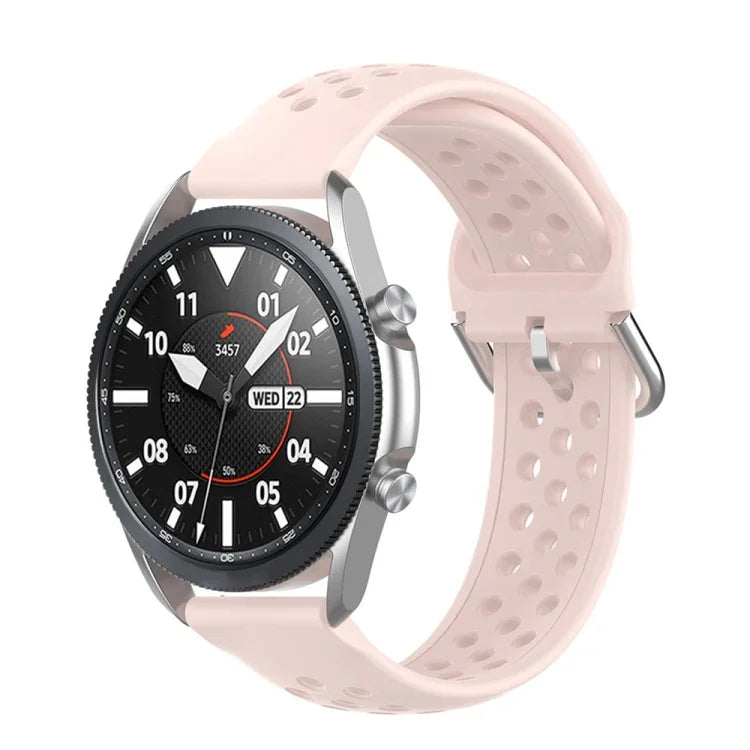 R850 矽膠運動純色錶帶，尺寸：自由尺寸 20mm，適用於 Galaxy Watch 3 41mm