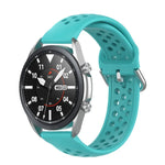 R850 矽膠運動純色錶帶，尺寸：自由尺寸 20mm，適用於 Galaxy Watch 3 41mm