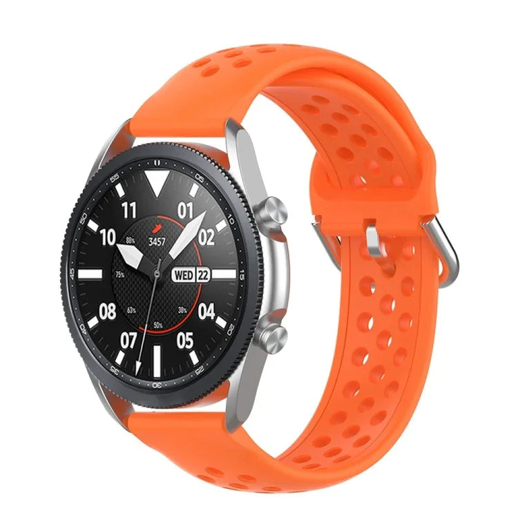 R850 矽膠運動純色錶帶，尺寸：自由尺寸 20mm，適用於 Galaxy Watch 3 41mm