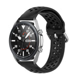 R850 矽膠運動純色錶帶，尺寸：自由尺寸 20mm，適用於 Galaxy Watch 3 41mm