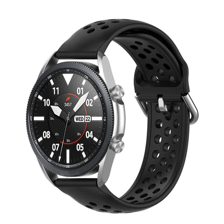 R850 矽膠運動純色錶帶，尺寸：自由尺寸 20mm，適用於 Galaxy Watch 3 41mm
