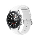 圓尾皮革錶帶，尺寸：自由尺寸 20mm，適用於 Galaxy Watch 3 41mm