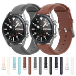 圓尾皮革錶帶，尺寸：自由尺寸 20mm，適用於 Galaxy Watch 3 41mm