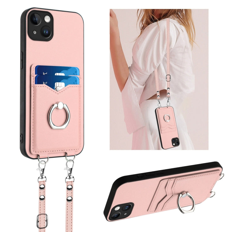 R20 斜背繩指環卡包手機殼，適用於 iPhone 17 Pro Max、iPhone 17 Pro、iPhone 17、iPhone Air、iPhone 15 Pro Max、iPhone 15 Pro、iPhone 15 Plus、iPhone 15