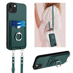 R20 斜背繩指環卡包手機殼，適用於 iPhone 17 Pro Max、iPhone 17 Pro、iPhone 17、iPhone Air、iPhone 15 Pro Max、iPhone 15 Pro、iPhone 15 Plus、iPhone 15