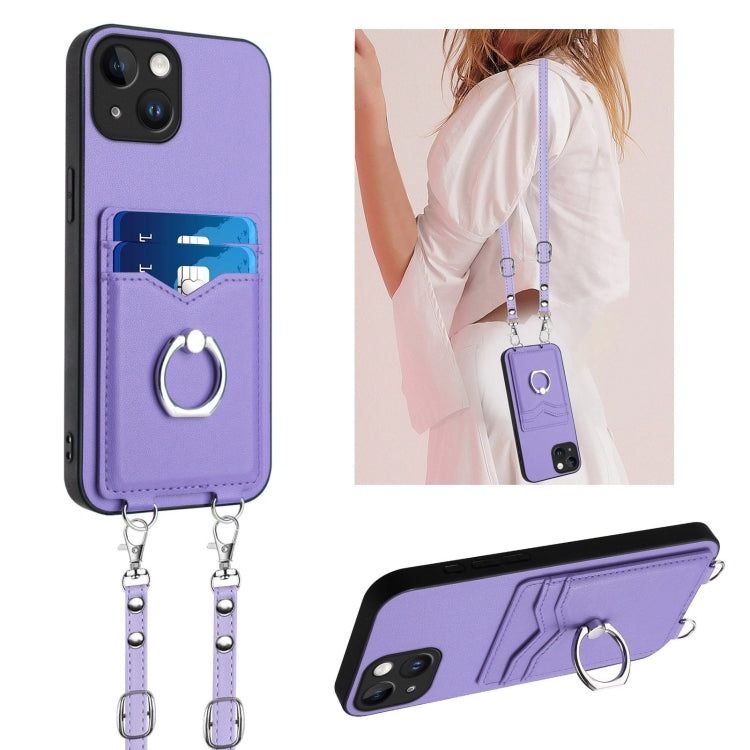 R20 斜背繩指環卡包手機殼，適用於 iPhone 17 Pro Max、iPhone 17 Pro、iPhone 17、iPhone Air、iPhone 15 Pro Max、iPhone 15 Pro、iPhone 15 Plus、iPhone 15
